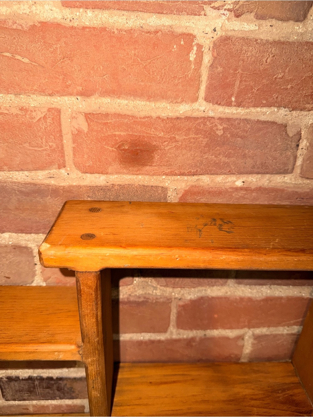 3 Tier Wood Wall Shelves Curio Shadow Box Display Hooks Trinket Knick Knacks - Picture 3 of 13